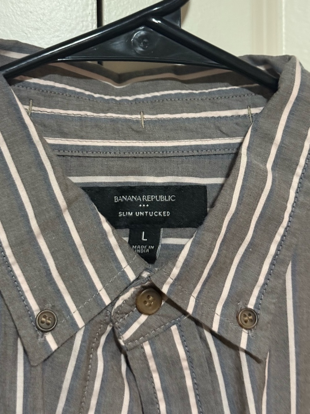 Banana Republic Slim Untucked Dress Shirt - L